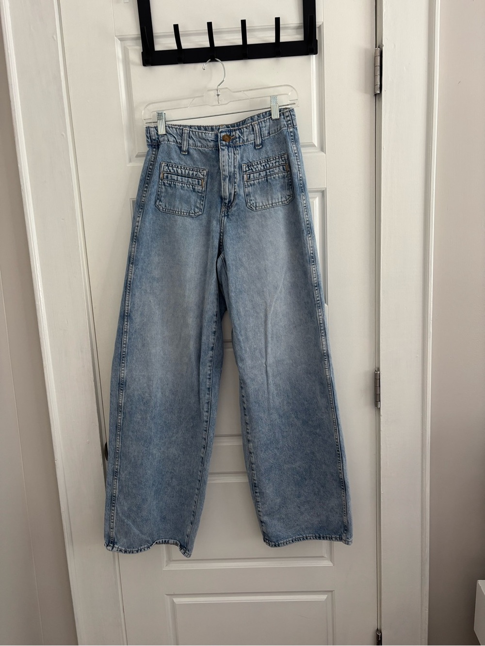 Old Navy Light Blue Wide Leg Jeans